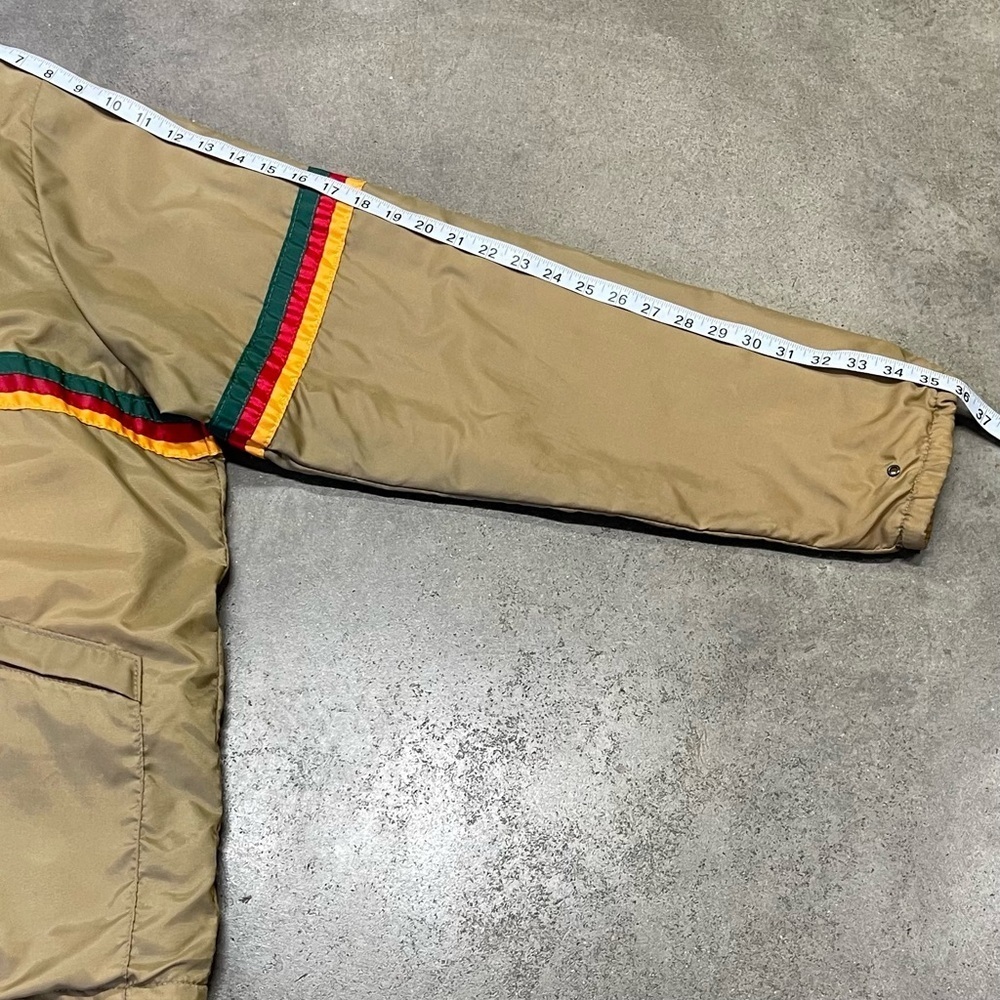 Vintage Bass Pro Shops Stearns Jacket XXL Tan Stripe Outdoor USA - Picture 9 of 10